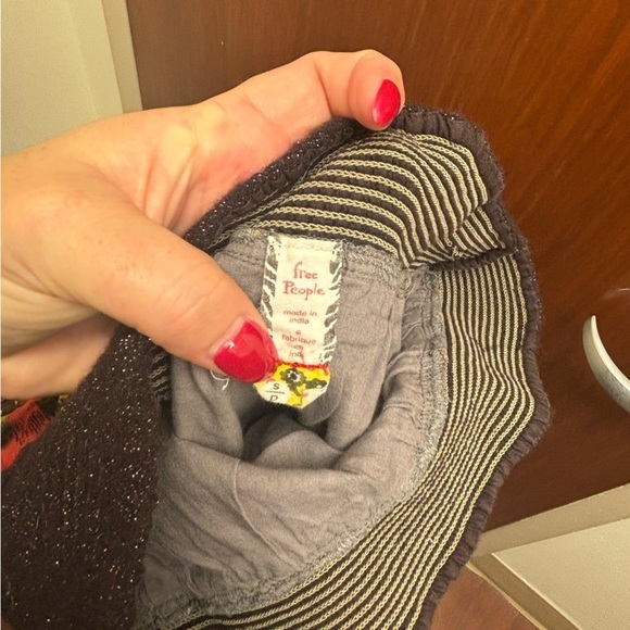 Free People Mixed Print Skater Skirt - Picture 12 of 12